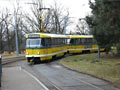 T3M č. 215+216 na konečné Bory v tzv. malém oblouku 25. 2. 2012