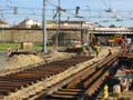 Rekonstrukce kolejiště v Sirkové ulici - křižovatka Sirková - Americká - Mikulášská - Šumavská 4. 7. 2012