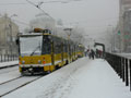 Sady Pětatřicátníků zasypávané sněhem 23. 2. 2013