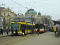 Astra č. 303 při výluce v sadech Pětatřicátníků 30. 3. 2013