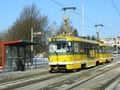 Souprava 324+249 v zastávce Lékařskká fakulta, Karlovarská 14. 3. 2013