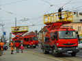 Výměna křížení na Slovanech 30. 3. 2013