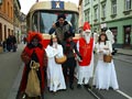 Mikulášská tramvaj v Palackého ulici 30. 11. 2014