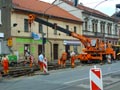 Výměna Výhybky na odbočce do Sladkovského 24. 5. 2014