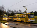 Vůz č. 286 při zvláštní jízdě STOP AIDS na Košutce 1. 12. 2015, foto: J. Klimeš 