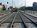 Pokračující rekonstrukce na křižovatce Plaská - Okounová 23. 4. 2015, foto: J. Klimeš