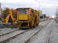 Podbíječka pracující na Gerské mezi Plzeňkou a Severkou 19. 10. 2016