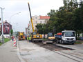 Rekonstrukce na Mikulášském náměstí 13. 8. 2016