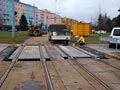 Oprava přejzdů na náměstí Generála Píky 26. 3. 2016