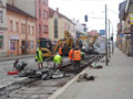 Rekonstrukce na Slovanské třídě 13. 8. 2016