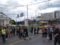 Průvod technařů zastavil i tramvaje 18. 6. 2016
