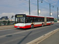 Autobus výlukové linky 1/2A nad nádražím 23. 9. 2017