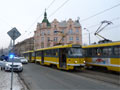 Zastavený tramvajový provoz na mostě U Jána 30. 1. 2017, foto: FV