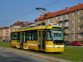 Vario LFR.S č. 360 na odkloněné lince č. 2 na Slovanské třídě 19. 5. 2018