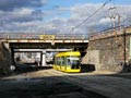 Vario LF2/2 IN č. 362 pod starým jižním mostem u nádraží 2. 2. 2018