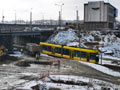 Vario LF 2/2IN č. 362 mezi mosty u nádraží 16. 2. 2018