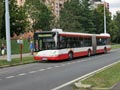 Autobus náhradní dopravy SU 18 č. 589 v Malesické 23. 7. 2018