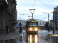 Zaplavená ulice u zastávky Anglické nábřeží 20. 6. 2019