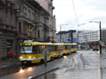 Zaplavená ulice u zastávky Anglické nábřeží 20. 6. 2019