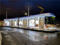 Vánoční tramvaj na konečné Bory 30. 11. 2021