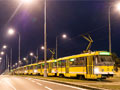 Přesun odstavených souprav z Lidické 18. 11. 2021, foto: J. Klimeš