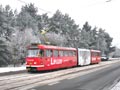 K3R-NT č. 312 u zastávky Malesická 18. 12. 2022