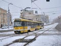 Souprava 321+322 v sadech Pětatřicátníků 2. 12. 2023