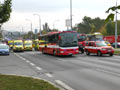 Nehoda tramvají u zastávky Pod Záhorskem 19. 10. 2023