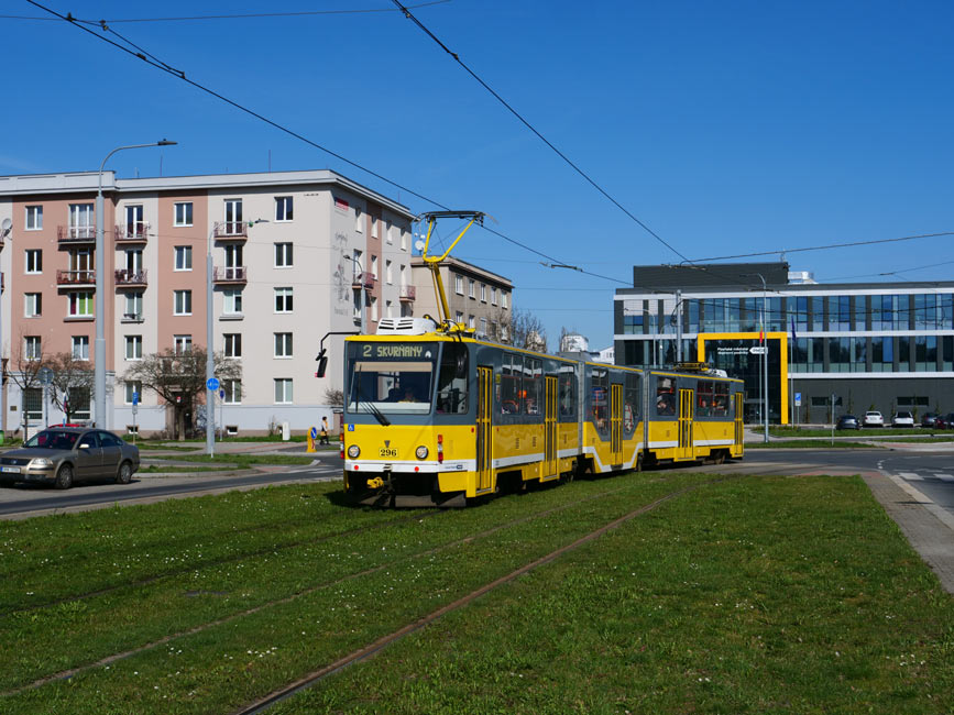 KT8D5-RN2P č. 296 na Slovanské aleji 19. 3. 2024