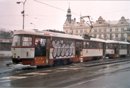 Zcela výjímečně se stane, že se v ulicích objeví takto posprejovaný vůz. Snahou je, aby byly umyté dříve než vyjedou z vozovny.