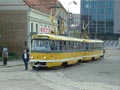 Souprava 235+236 U Zvonu, behěm výluky 15. 5. 2004