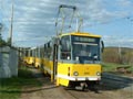 Tramvaj KT8D5 č. 292 na lince č. 1 - konečná Bolevec 21. 4. 2004