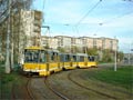 Tramvaj KT8D5 č. 298 na lince č. 2 - konečná Skvrňany - 22. 4. 2004