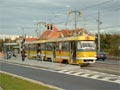 Souprava T3 č. 180+181 v zastávce Slovanské údolí 30. 9. 2004