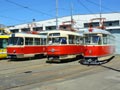 Historické vozy při dni otevřených dveří 7. 6. 2014