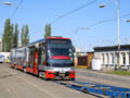 Škoda 15T při nakládání na podvalník před odjezdem do Prahy 14. 6. 2009, foto: M. N.