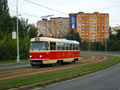 T3 č. 192 při objednané jízdě stoupá od Skvrňan ke III. bráně 
2. 9. 2012