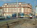 Astra č. 300 při rekonstrukci sadů Pětatřicátníků 18. 4. 2003