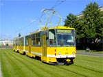 KT8D5 č. 295 na zkušební jízdě na Slovasnké aleji - 4. 8. 2007
