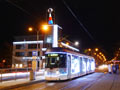 Vario LF 2/2 IN č. 362 jako Vánoční tramvaj 9. 12. 2018