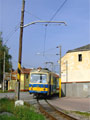 Elektrika projd tsn kolem domu v Trenianskch Teplicch 29. 9. 2006