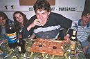 Jirka zažrán do Trejsiny :-) 