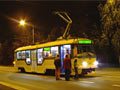 Vůz T3R.SLF při zkušební jízdě ve Vejprnické ulici 23. 9. 2008