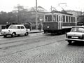 Vůz Ringhoffer s původním pražským číslem 2077, v Plzni veden jako č. 80, na mostě U Jána v roce 1974, 
foto sbírka J. Petřík