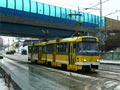 T3M č. 227+228 přijíždí do Malesické 31. 12. 2014
