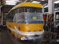 Vůz T3P č. 248 krátce před dokončením modernizace v ústředních dílnách DP v Cukrovarské dne 7. 12. 2002