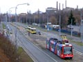 Astra č. 310 se soupravou 196+198 - Malesická 11. 2. 2007