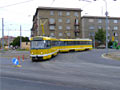 T3M č. 213+214 vyjíždí z vozovny na linku č. 2 - 10. 8. 2006