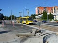  Nezvykle spojené vozy 208+262 projíždí křižovatkou U Družby 3. 8. 2011