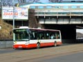 Citelis č. 492 na náhradní lince č. 2A u nádraží při výluce 10. 3. 2012